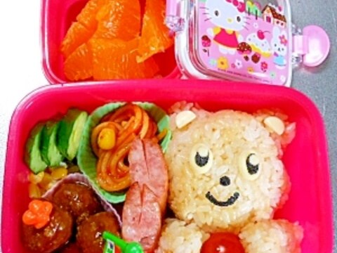 ♪くまちゃん弁当♪